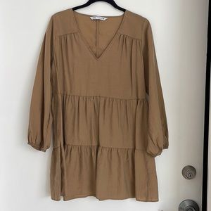 Zara tan dress size S
